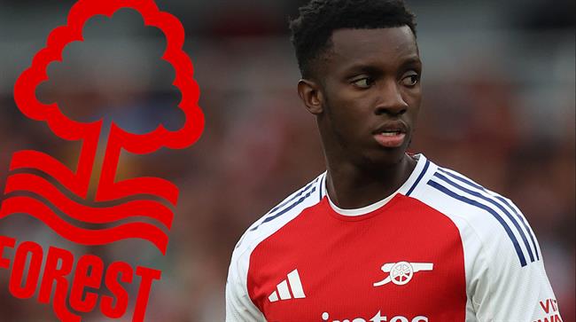 Eddie Nketiah dong y chuyen den Nottingham Forest